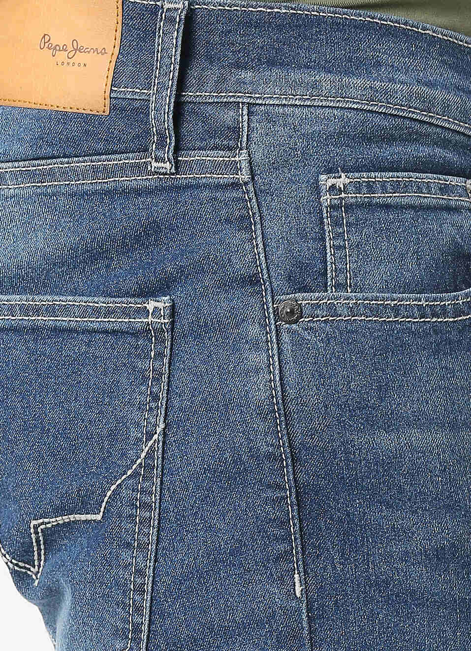 Men Blue Mid Rise Slim Fit Stretchable Jeans, , large image number 4