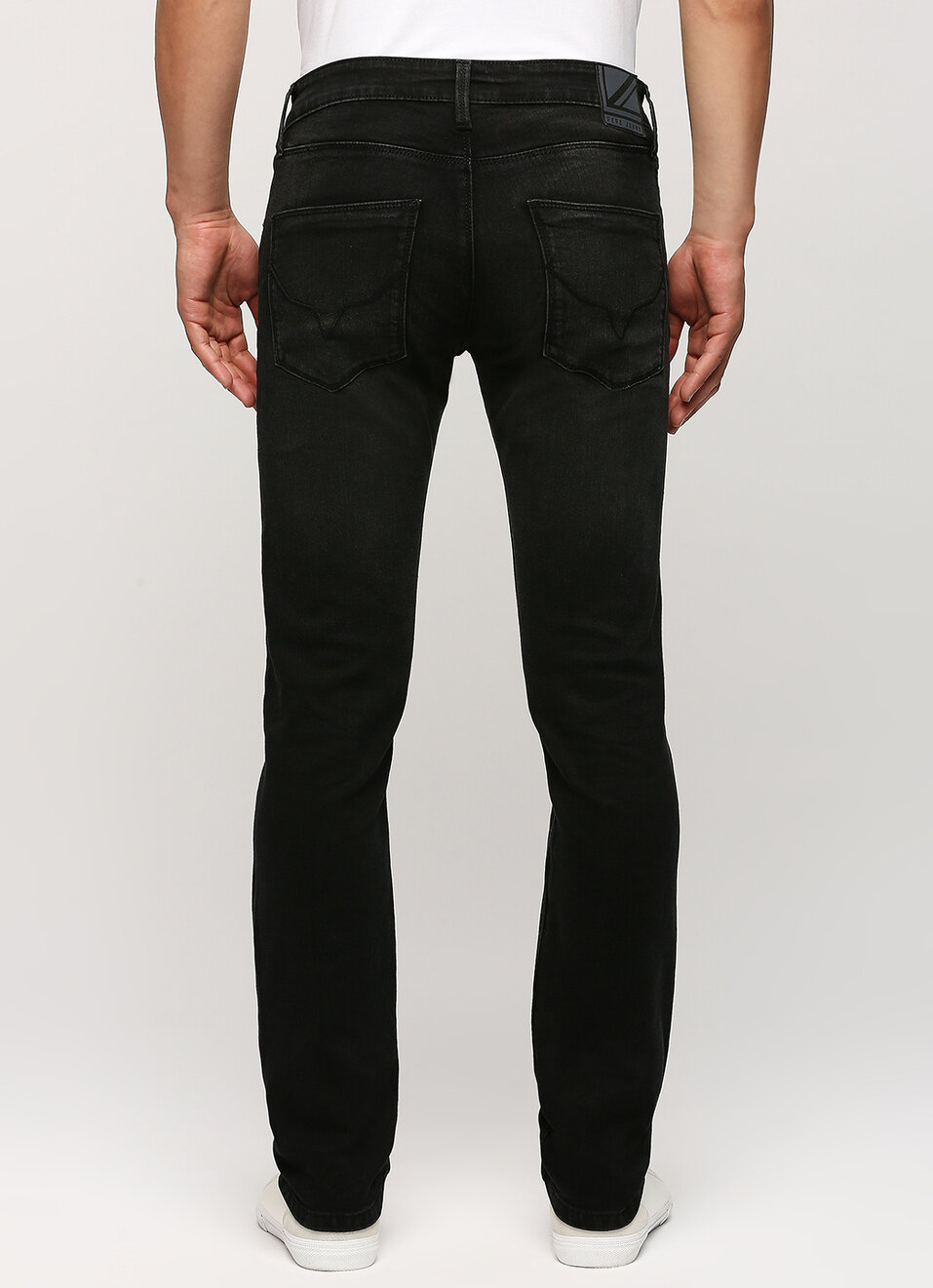 Vapour Black Mid Rise Slim Fit Jeans, , large image number 3