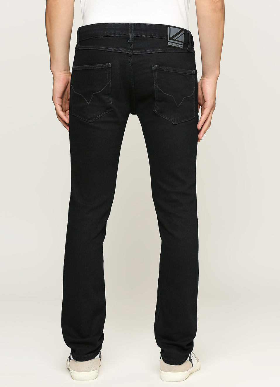 Vapour Blue Mid Rise Slim Fit Jeans, , large image number 3