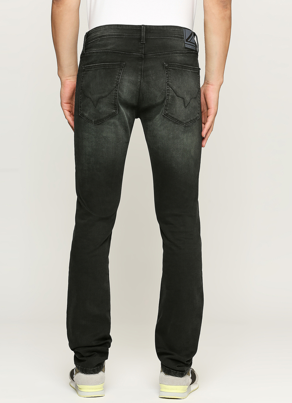 Vapour Black Mid Rise Slim Fit Jeans, , large image number 3