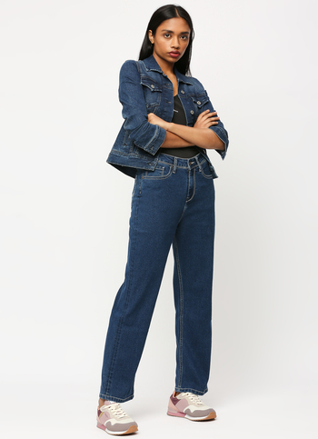 Robyn High Waist Straight Fit Jeans