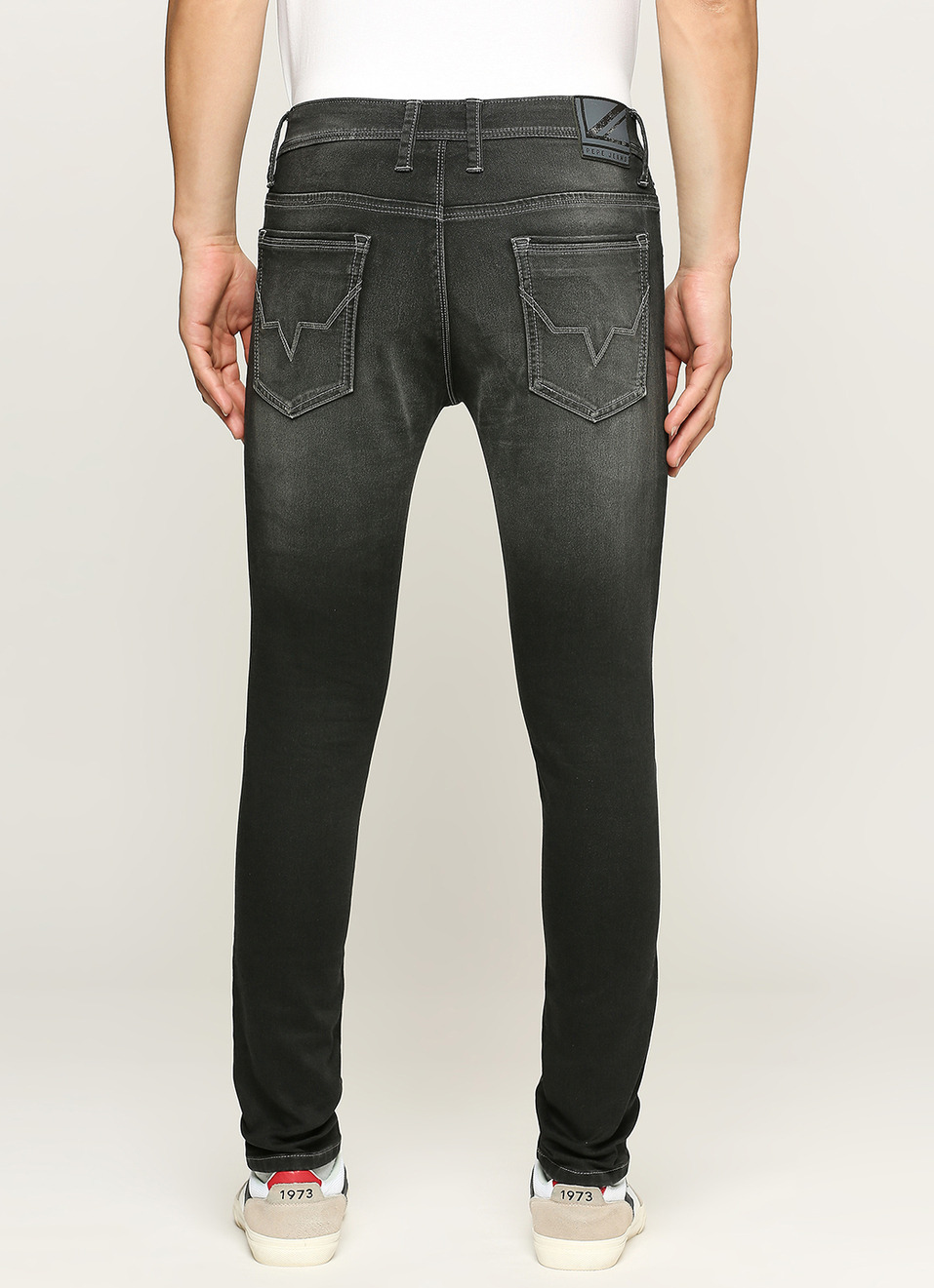 Chinox Black Mid Rise Regular Fit Jeans, , large image number 3