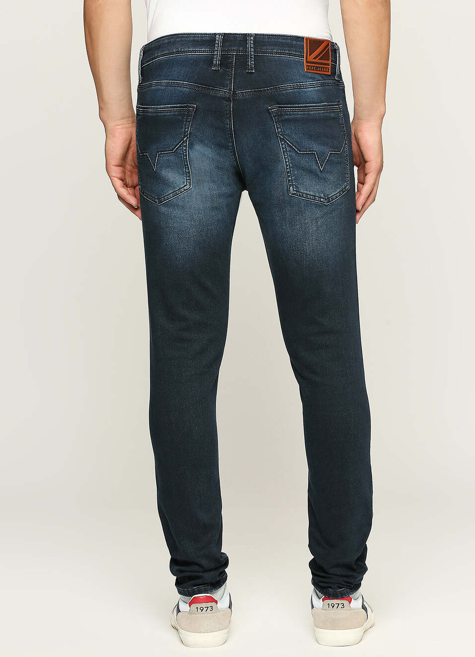 Chinox Blue Mid Rise Regular Fit Jeans, , large image number 3