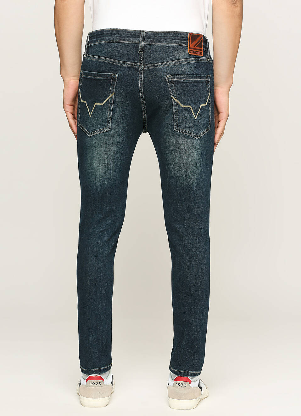 Chinox Ankle Blue Mid Rise Regular Fit Jeans, , large image number 3