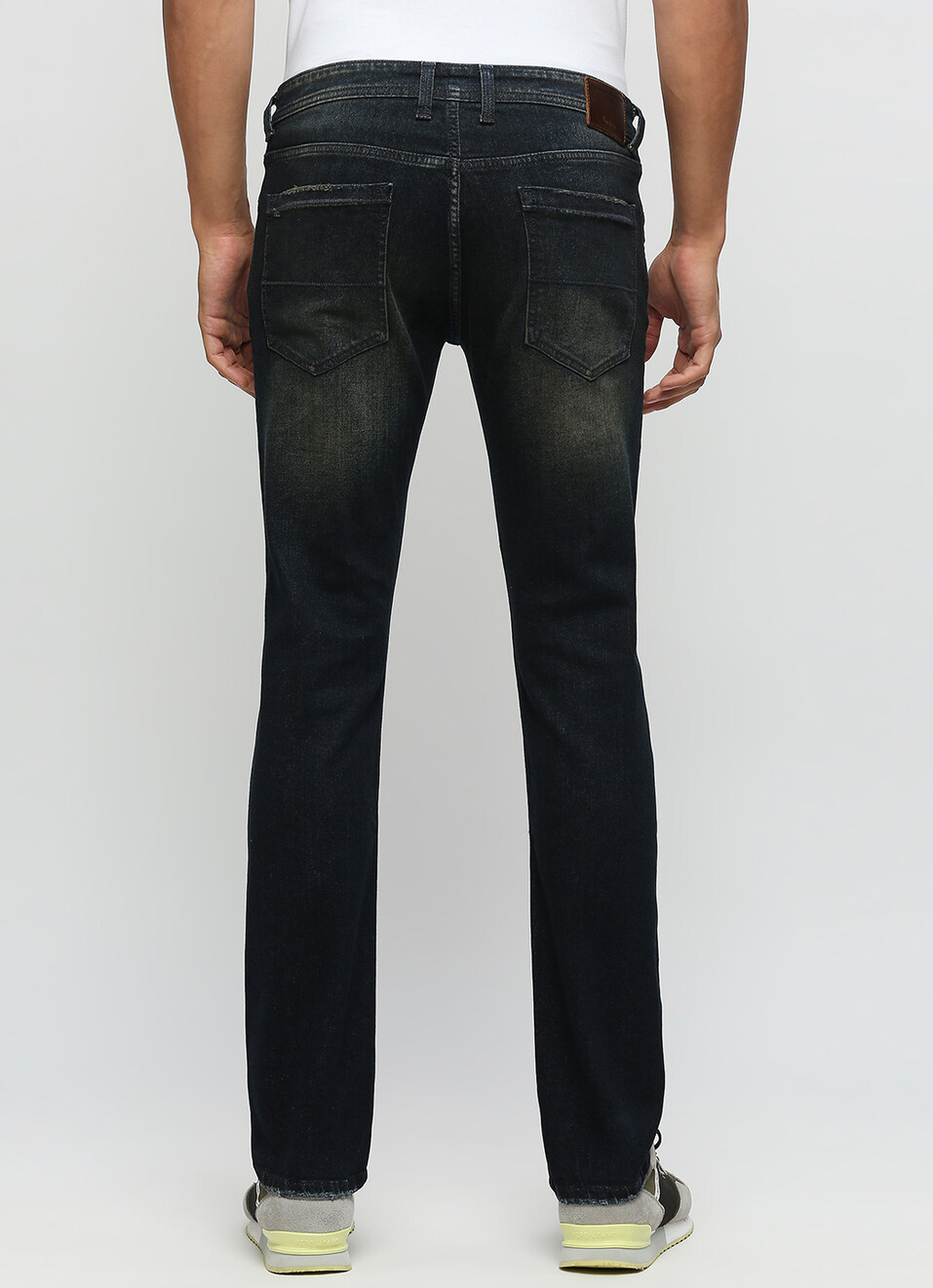 Vapour Black Mid Rise Slim Fit Jeans, , large image number 3