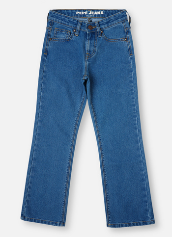 Boys Blue Mid Rise Bootcut Jeans