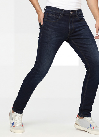 Chinox Blue Mid Rise Skinny Jeans
