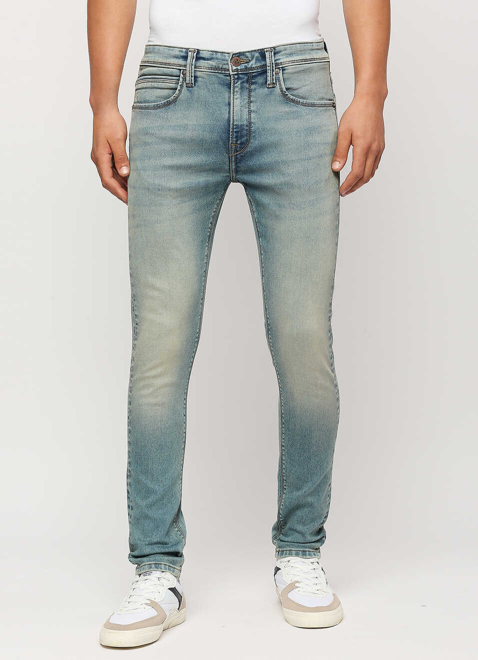 Chinox Blue Mid Rise Skinny Jeans, , large image number 2