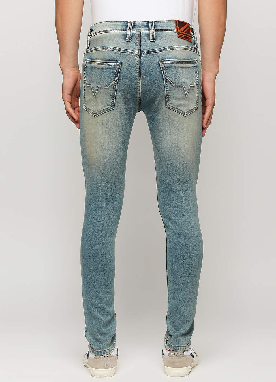 Chinox Blue Mid Rise Skinny Jeans, , large image number 3