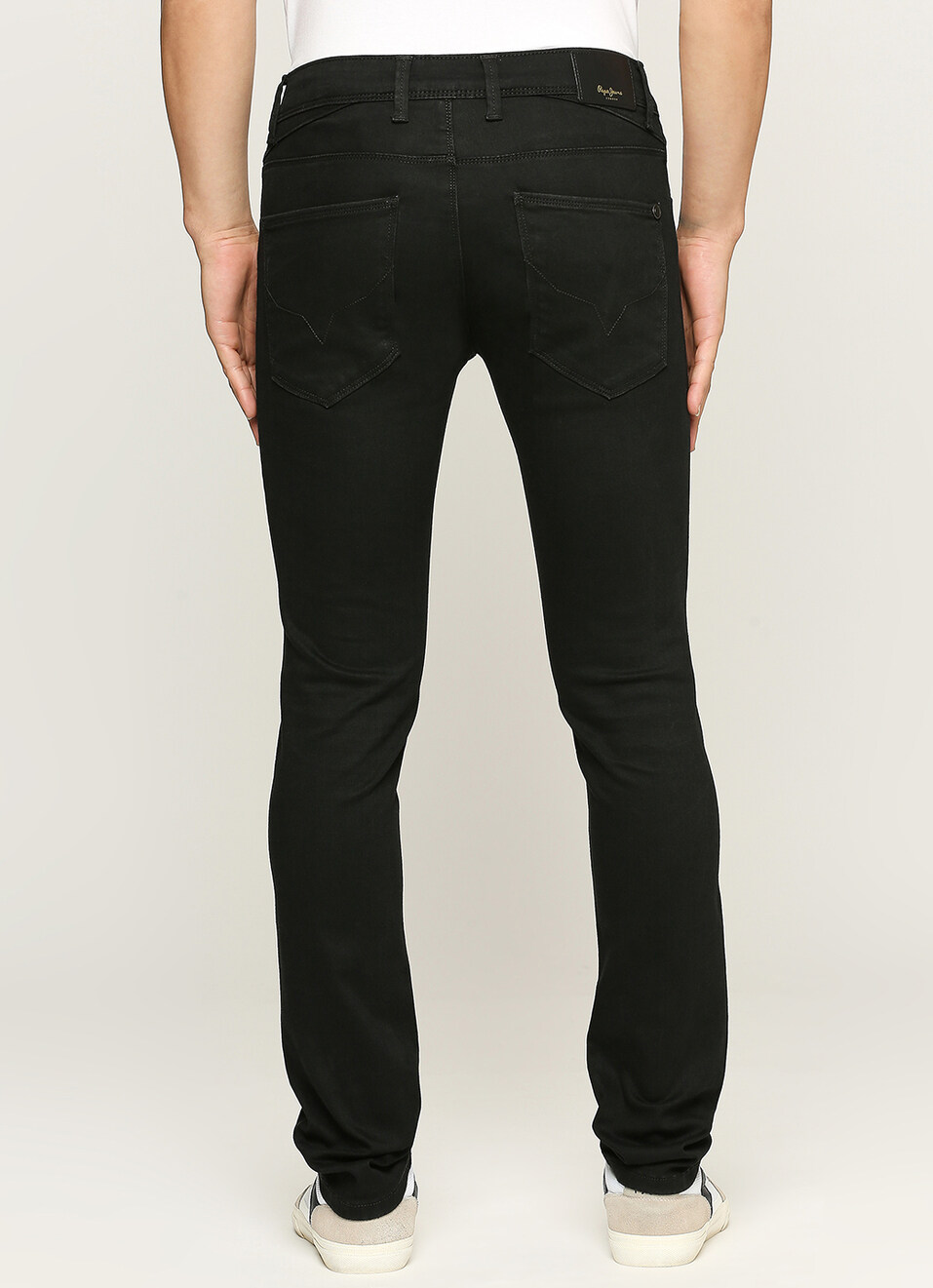 Vapour Black Mid Waist Slim Fit Jeans, , large image number 3