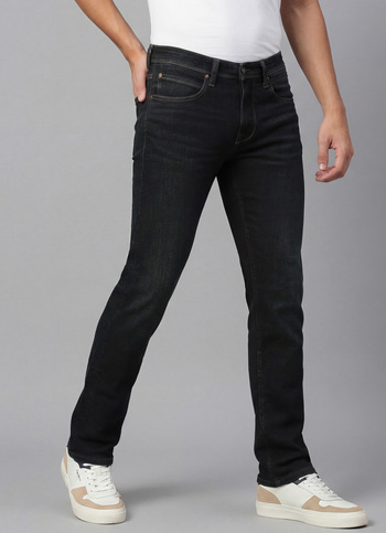 Vapour Blue Mid Rise Slim Fit Jeans