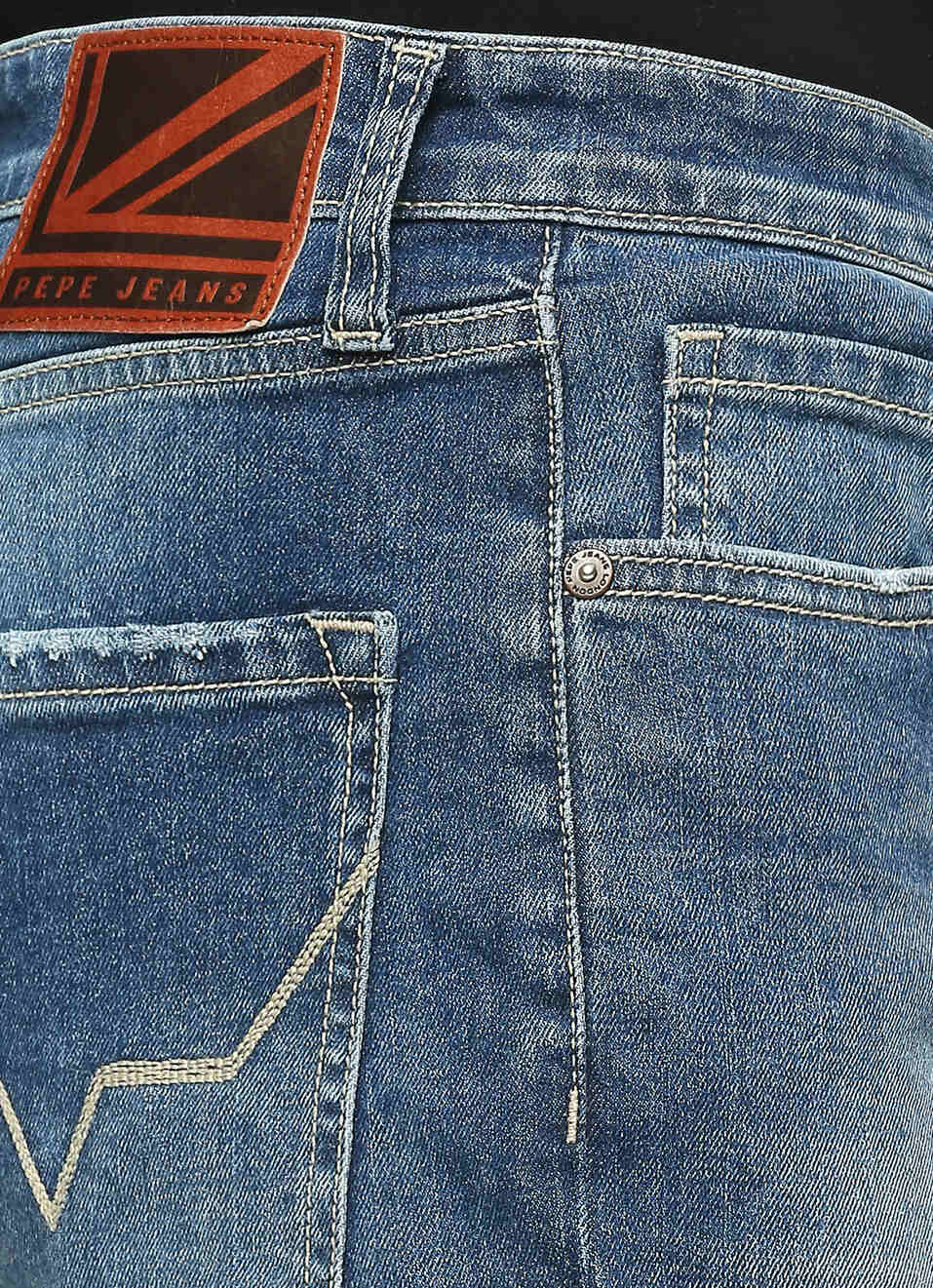 Kingston Blue Mid Waist Relaxed Fit Jeans, , large image number 4