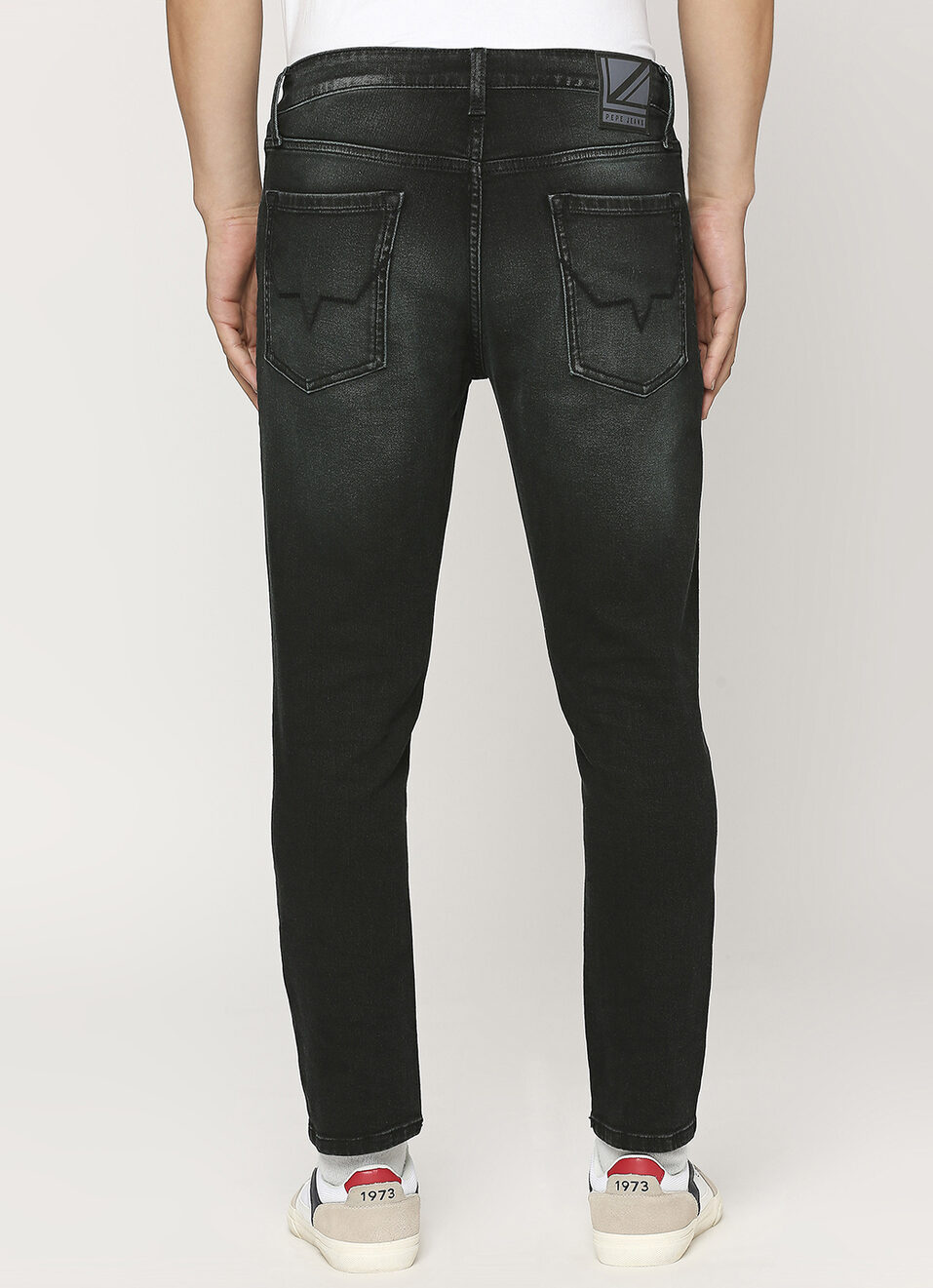 Chinox Black Mid Rise Ankle Jeans, , large image number 3