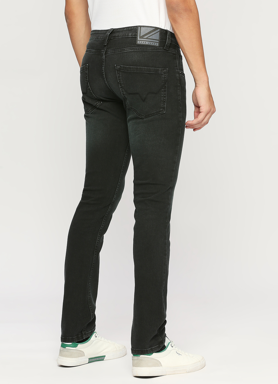 Vapour Black Mid Rise Slim Fit Jeans, , large image number 4