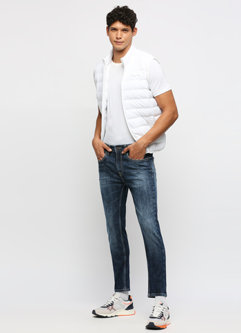 Chinox Black Mid Rise Ankle Jeans