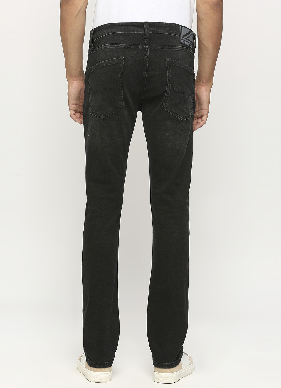 Vapour Black Mid Rise Slim Fit Jeans, , large image number 3