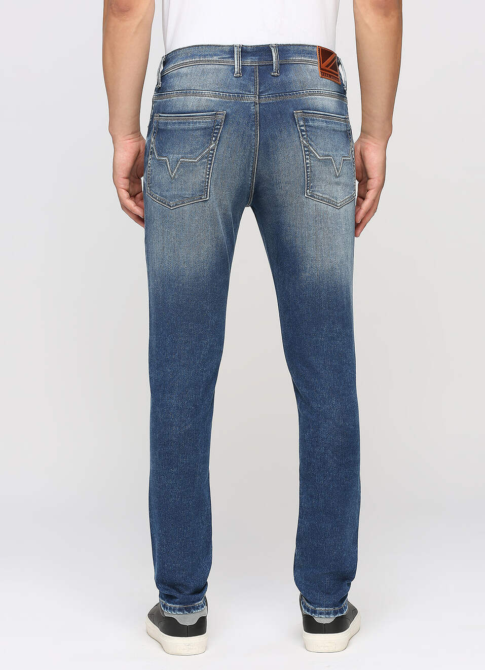 Chinox Blue Mid Rise Skinny Jeans, , large image number 3