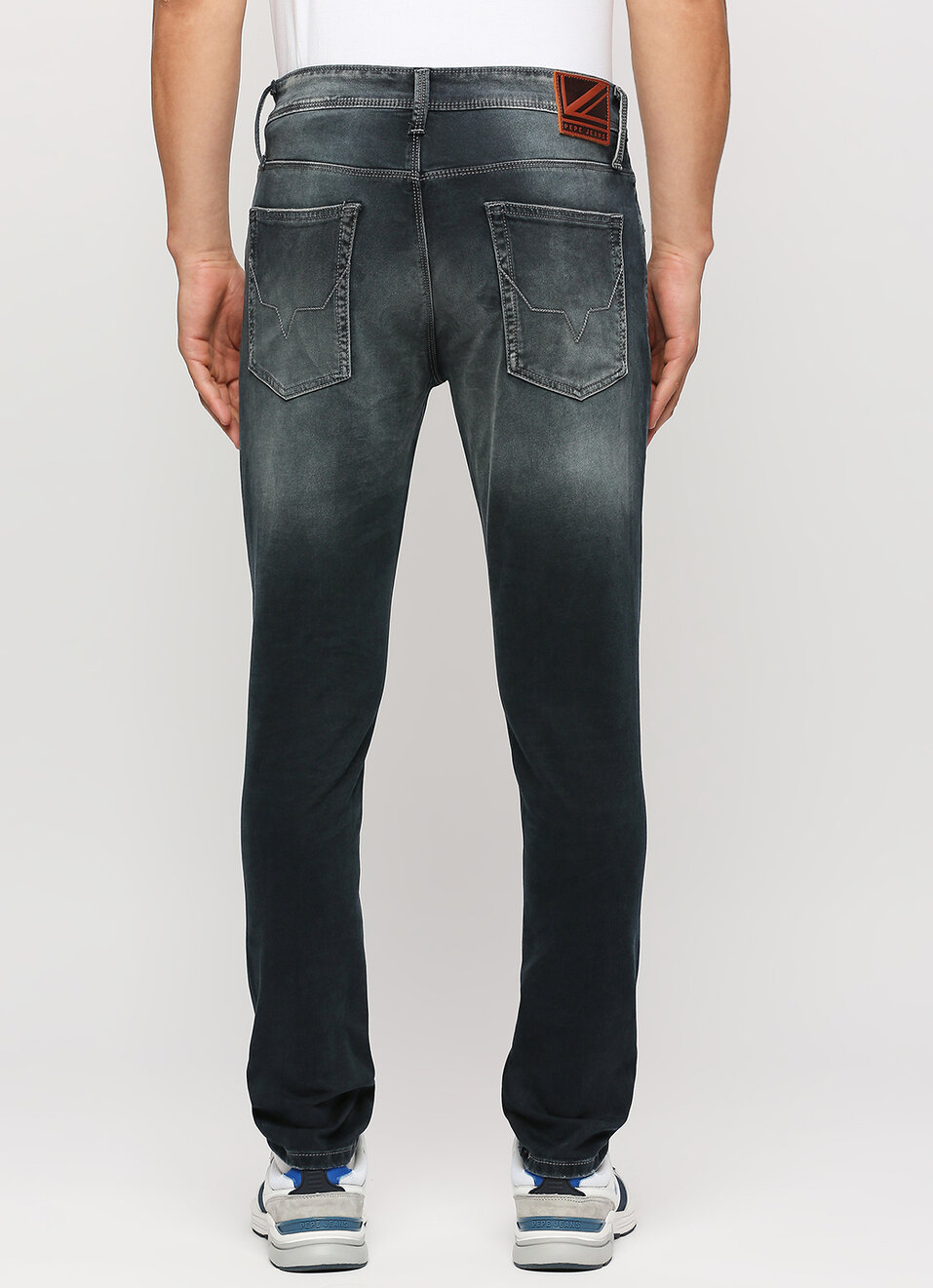 Chinox Black Mid Rise Regular Fit Jeans, , large image number 3