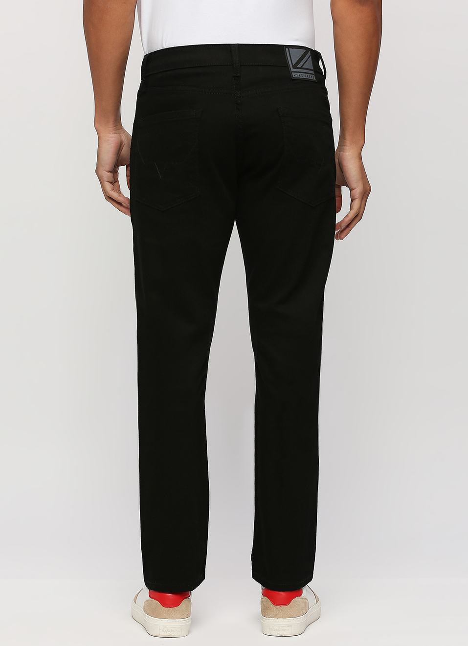 Vendie Black Mid Rise Straight Fit Jeans, , large image number 1