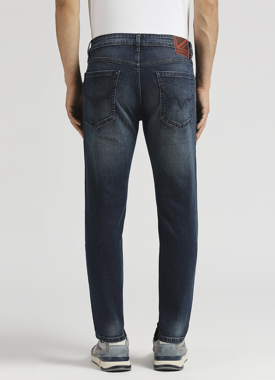 Chinox Dark Blue Mid Rise Ankle Jeans, , large image number 3