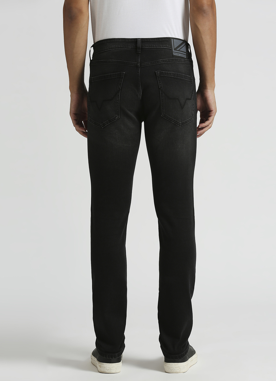 Vapour Black Mid Rise Slim Fit Jeans, , large image number 3