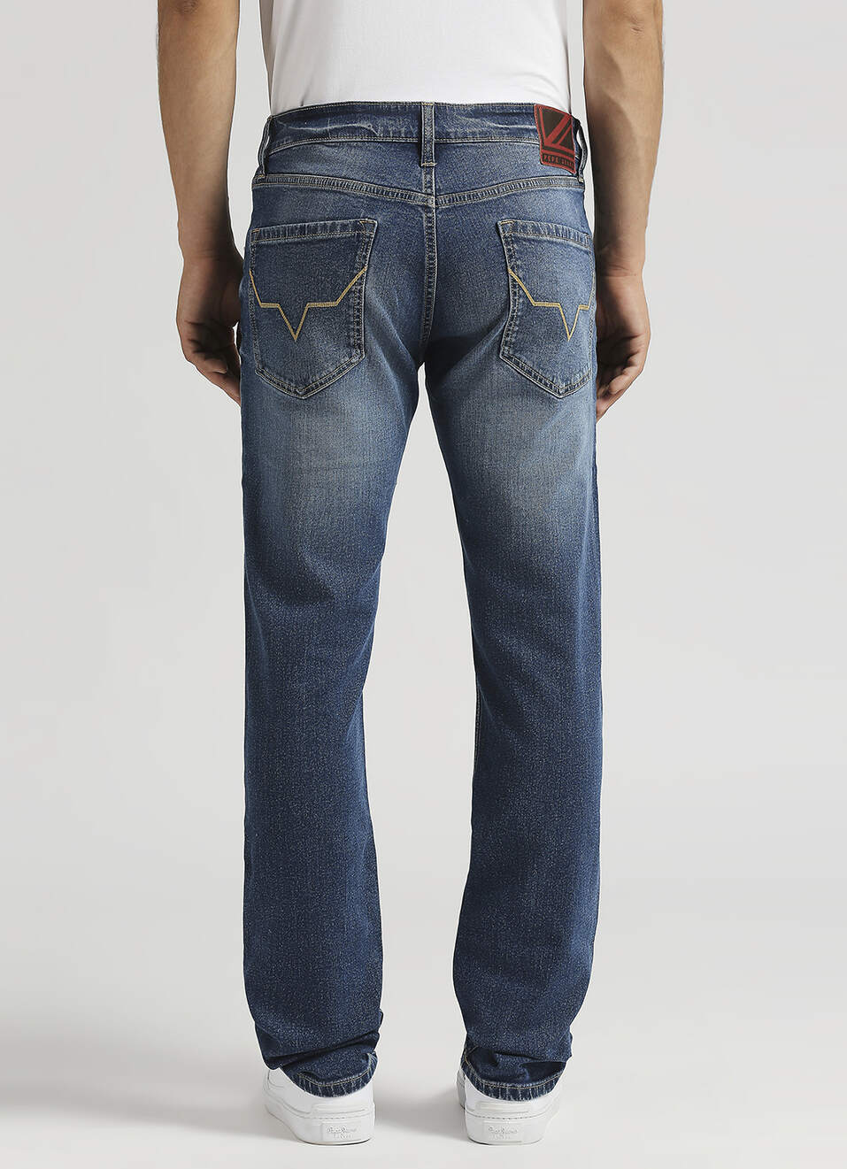 Vapour Blue Mid Rise Slim Fit Jeans, , large image number 3