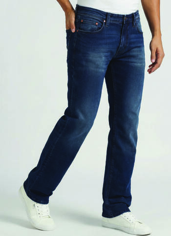 Holborne Dark Blue Mid Rise Straight Fit Jeans