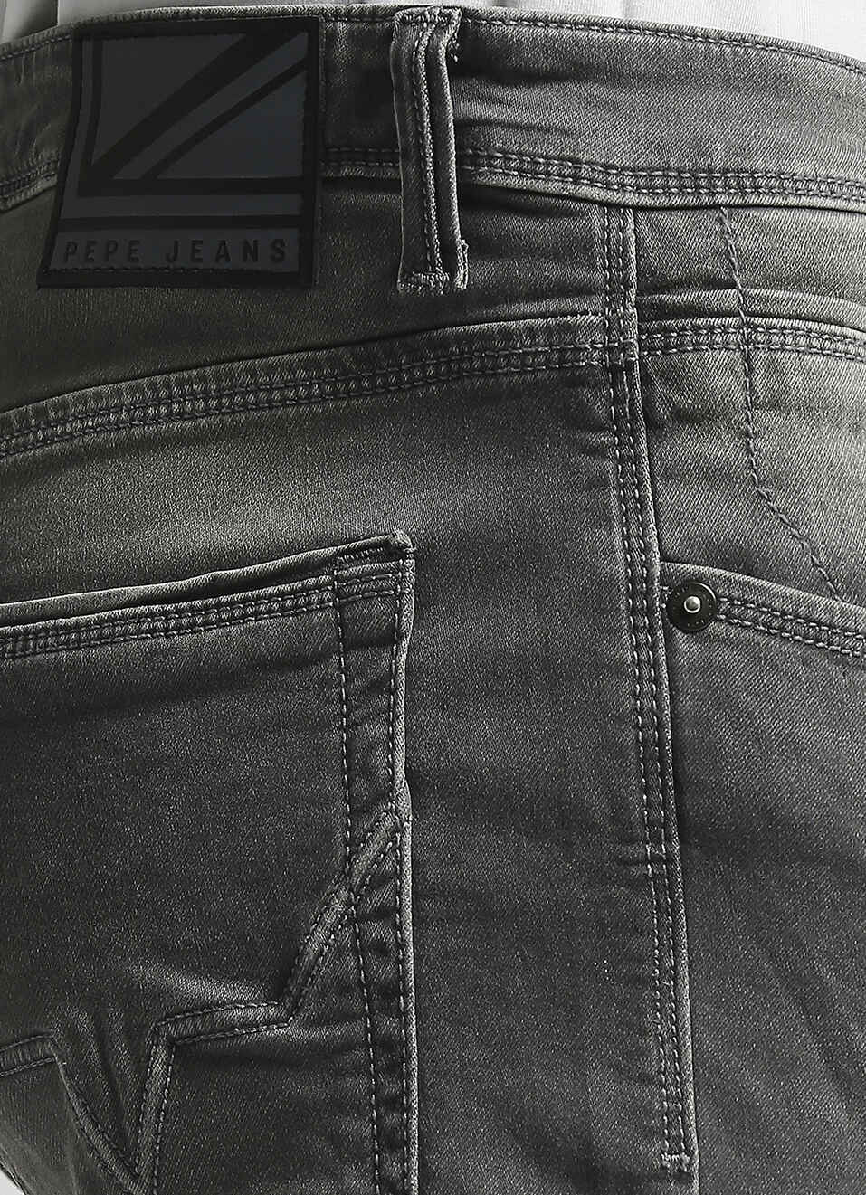 Chinox Grey Mid Rise Ankle Gymindigo Jeans, , large image number 4