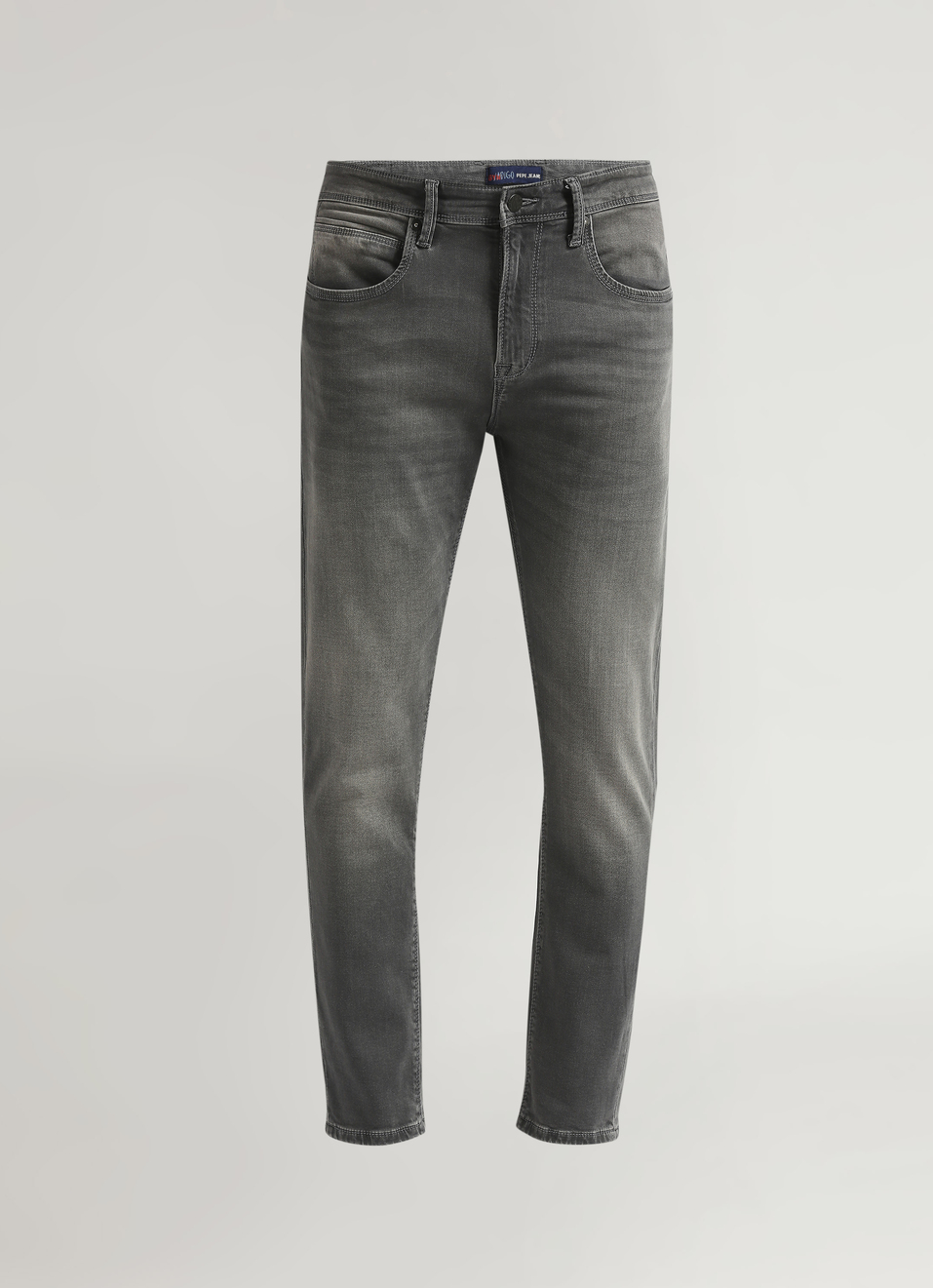 Chinox Grey Mid Rise Ankle Gymindigo Jeans, , large image number 6