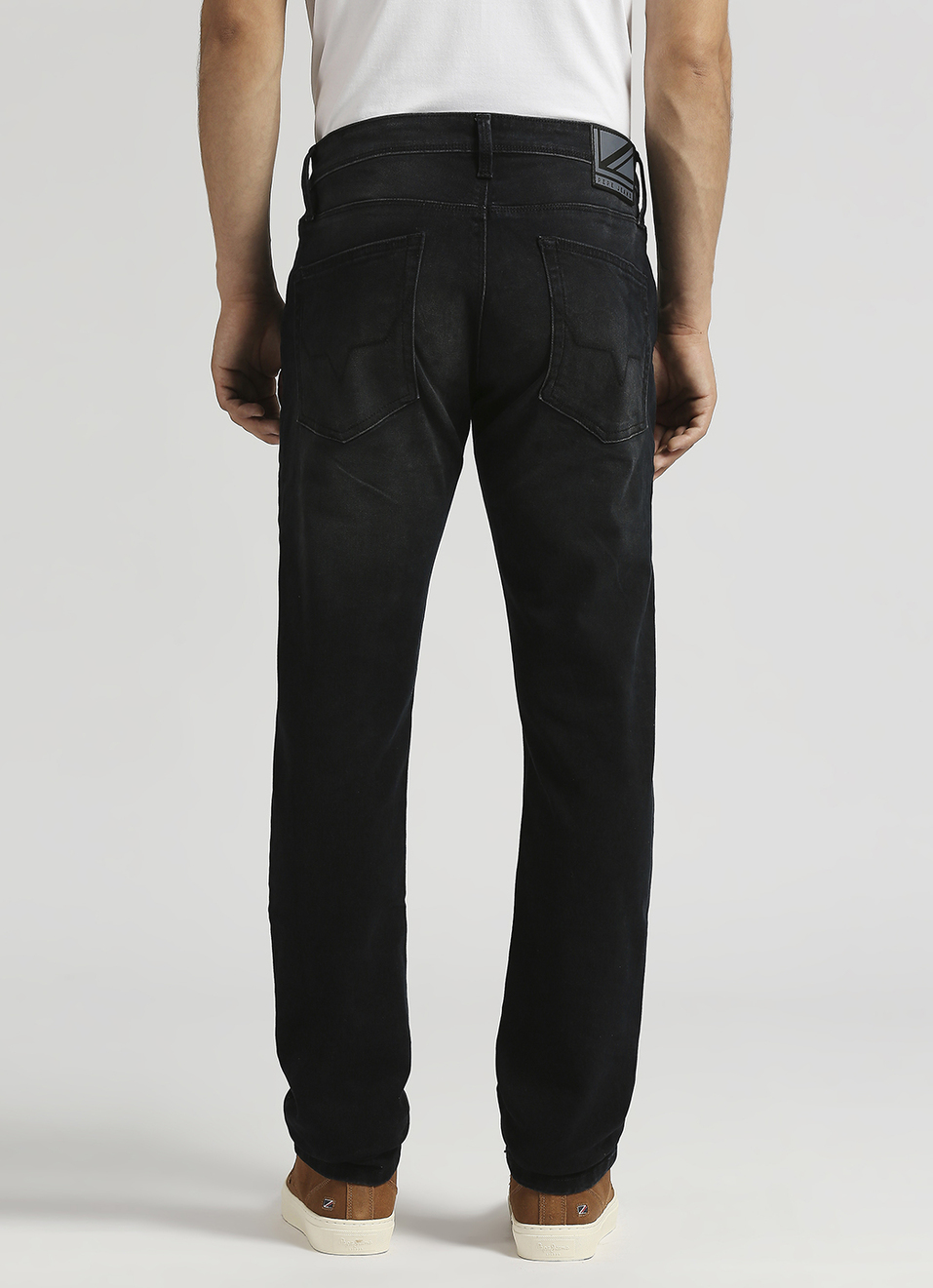 Vapour Black Mid Rise Slim Fit Jeans, , large image number 3