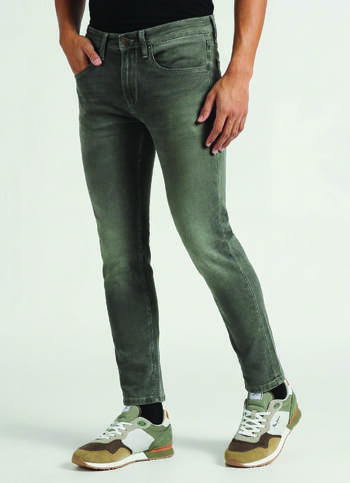 Chinox Grey Mid Rise Ankle Grey Jeans