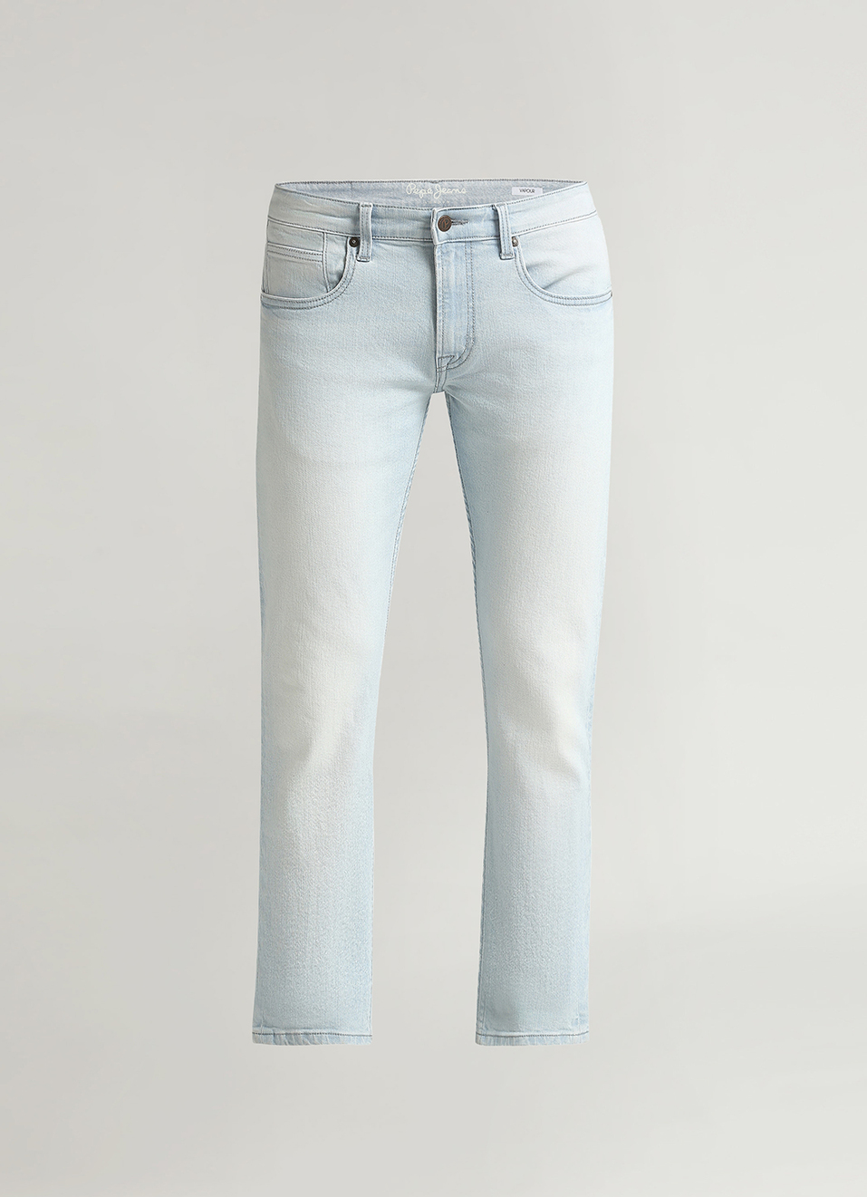 Vapour Light Blue Mid Rise Slim Fit Jeans, , large image number 5