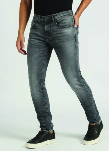 Chinox Grey Mid Rise Skinny Fit Gymindigo Jeans