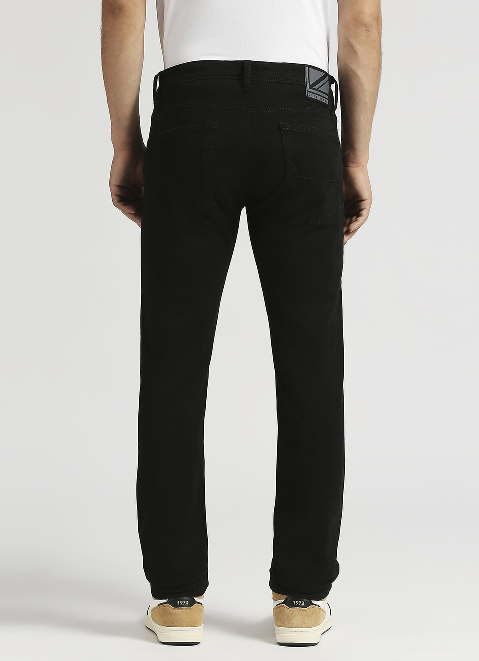 Vapour Black Mid Rise Slim Fit Jeans, , large image number 3