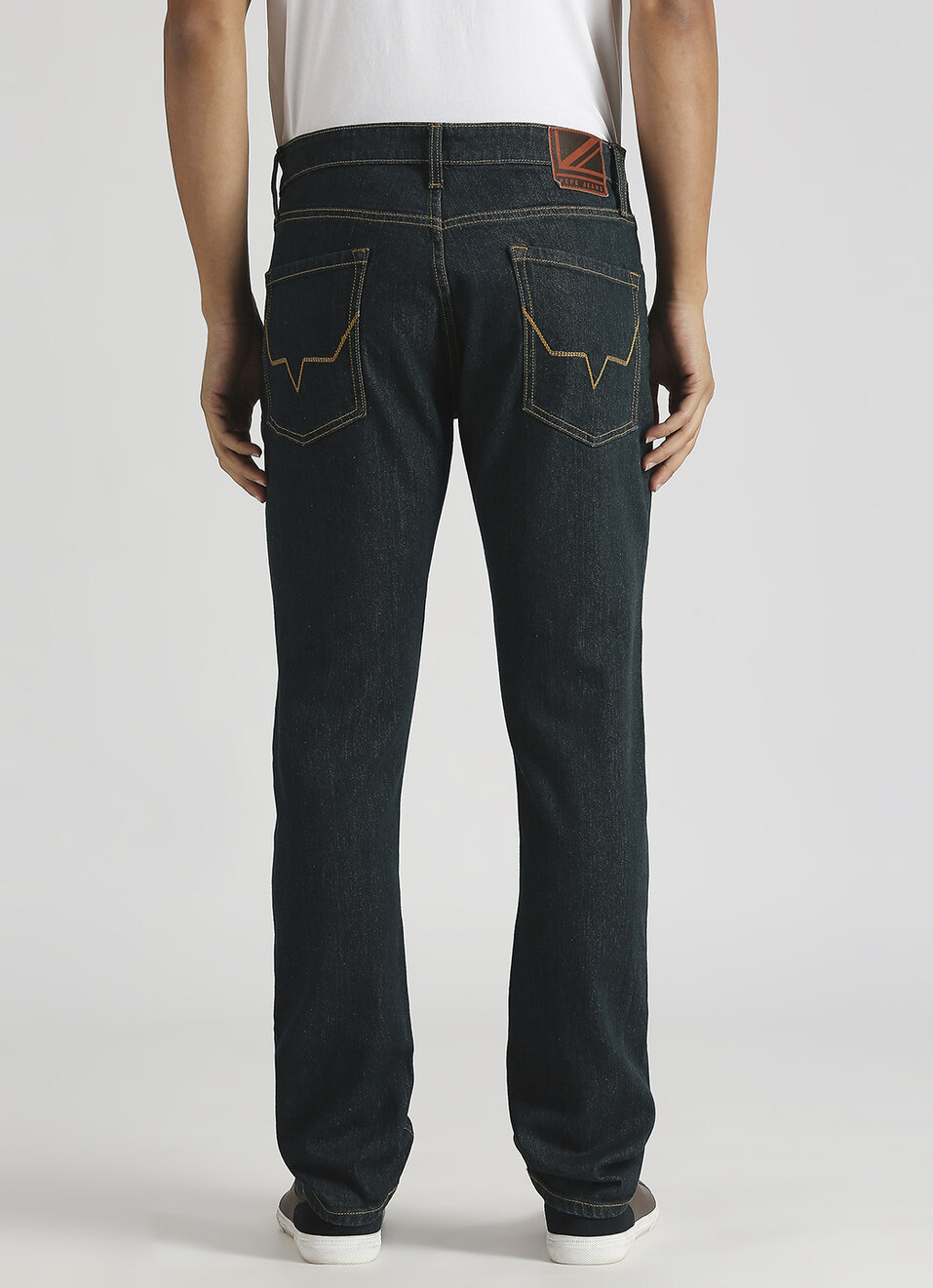 Vendie Raw Straight Fit Mid Rise Jeans, , large image number 3