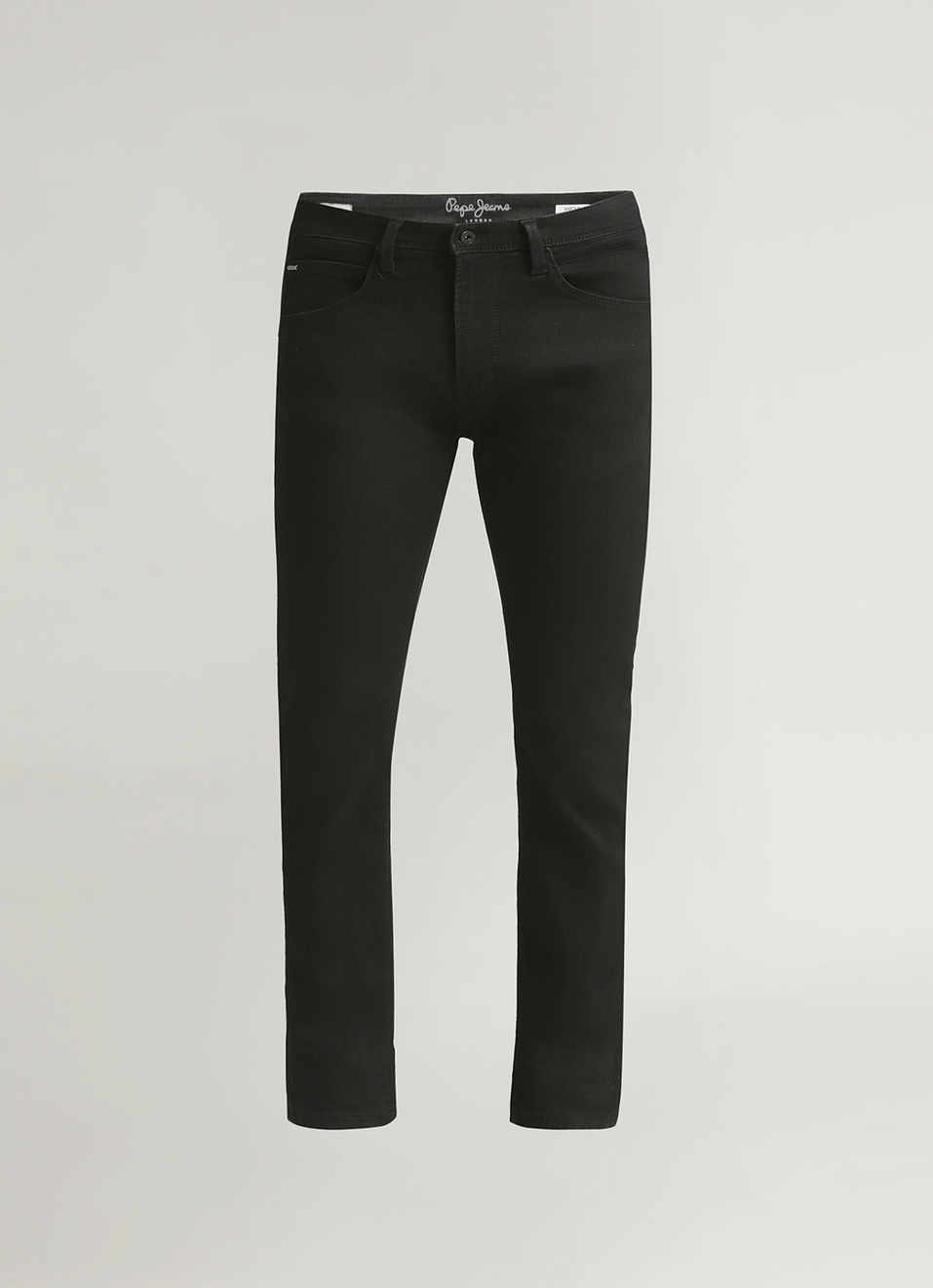 Men Black Mid Rise Slim Fit Powerflex Jeans, , large image number 5