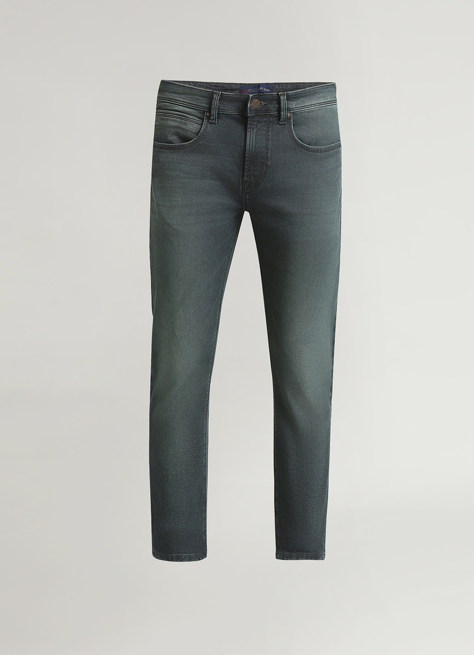 Chinox Dark Blue Mid Rise Skinny Gymindigo Jeans, , large image number 5