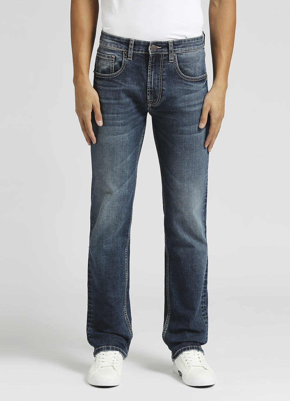 Holborne Mid Rise Straight Fit Jeans, , large image number 2