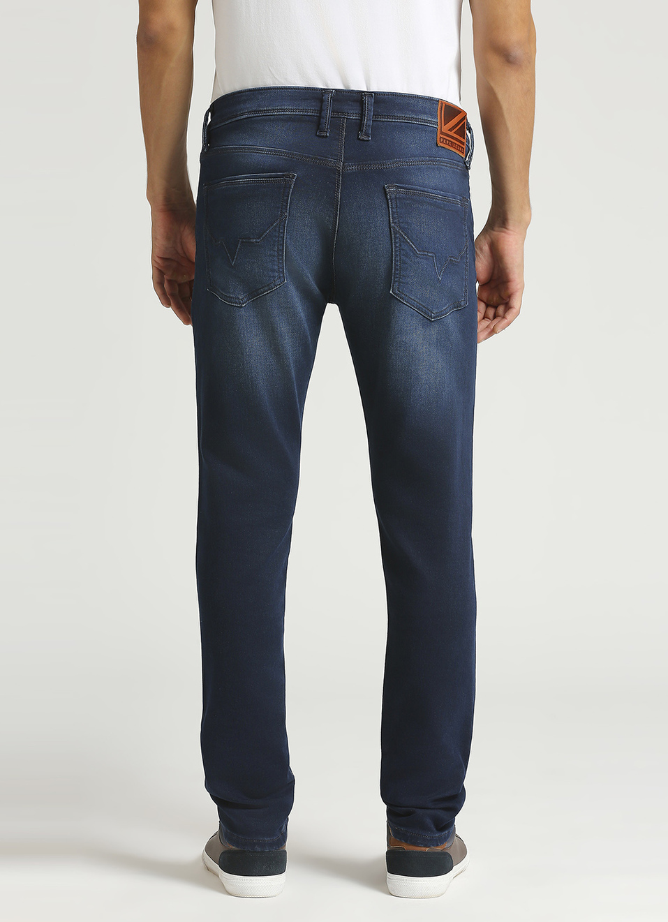 Chinox Dark Blue Mid Rise Skinny Fit Gymindigo Jeans, , large image number 3