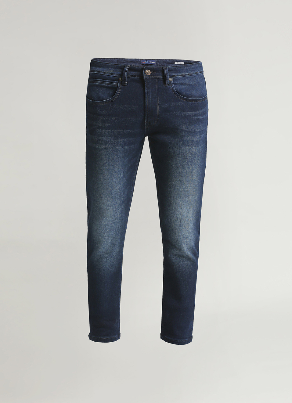 Chinox Dark Blue Mid Rise Skinny Fit Gymindigo Jeans, , large image number 5