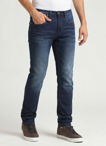 Chinox Dark Blue Mid Rise Skinny Fit Gymindigo Jeans