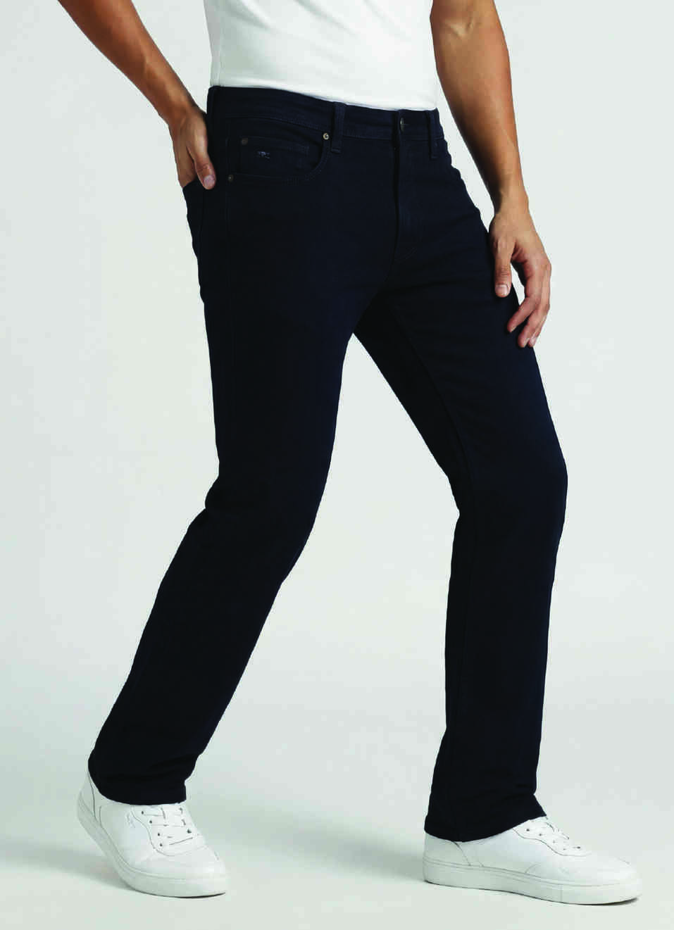 Holborne Tinted Wash Mid Rise Straight Fit Jeans, , large image number 0