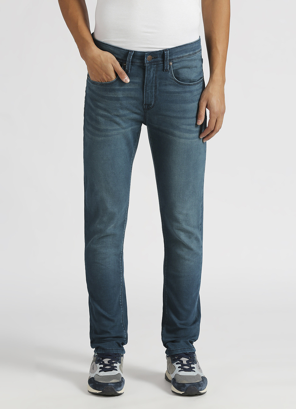 Chinox Black Mid Rise Skinny Fit Jeans, , large image number 2