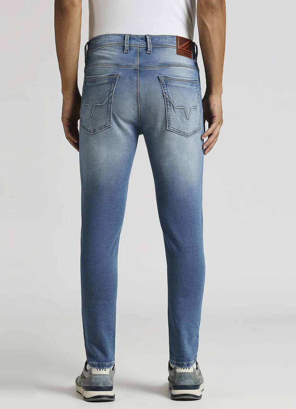 Chinox Light Blue Mid Rise Ankle Gymindigo Jeans, , large image number 3