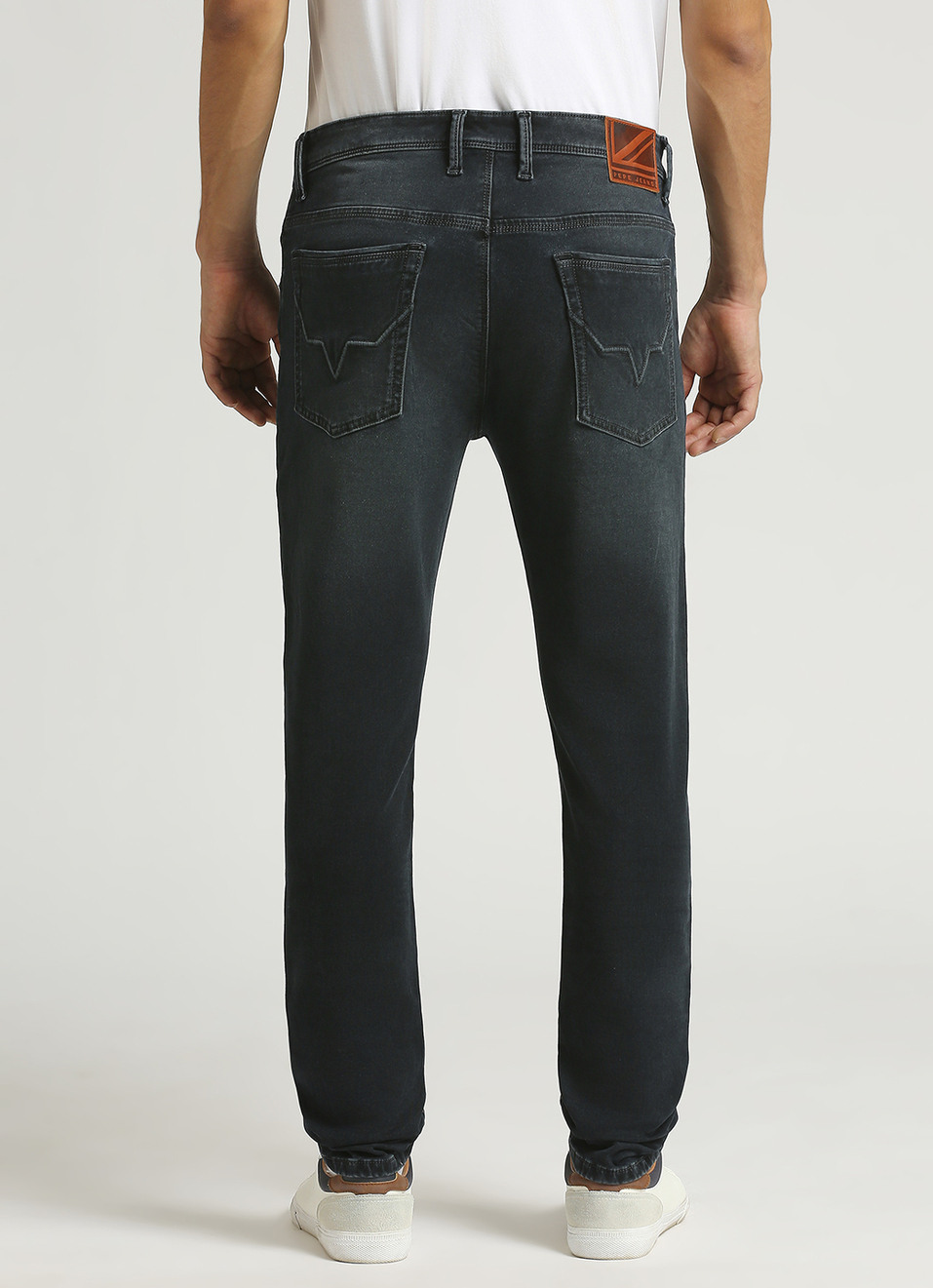 Chinox Black Mid Rise Skinny Gymindigo Jeans, , large image number 3