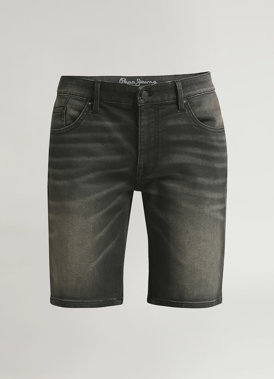 Chinox Black Mid Rise Slim Fit Shorts, , large image number 5