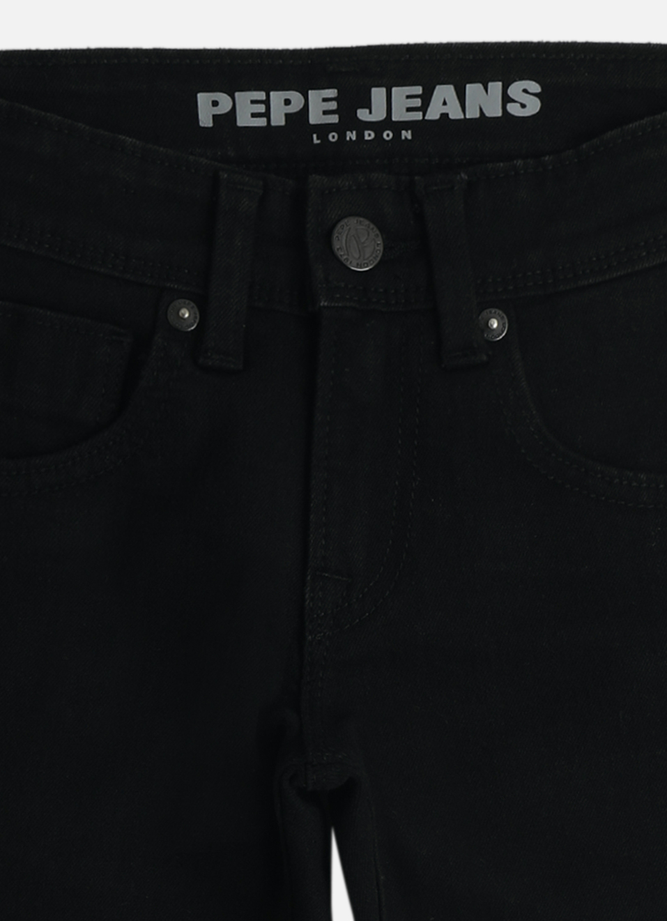 Boys Cash Black Mid Rise Slim Fit Jeans, , large image number 2