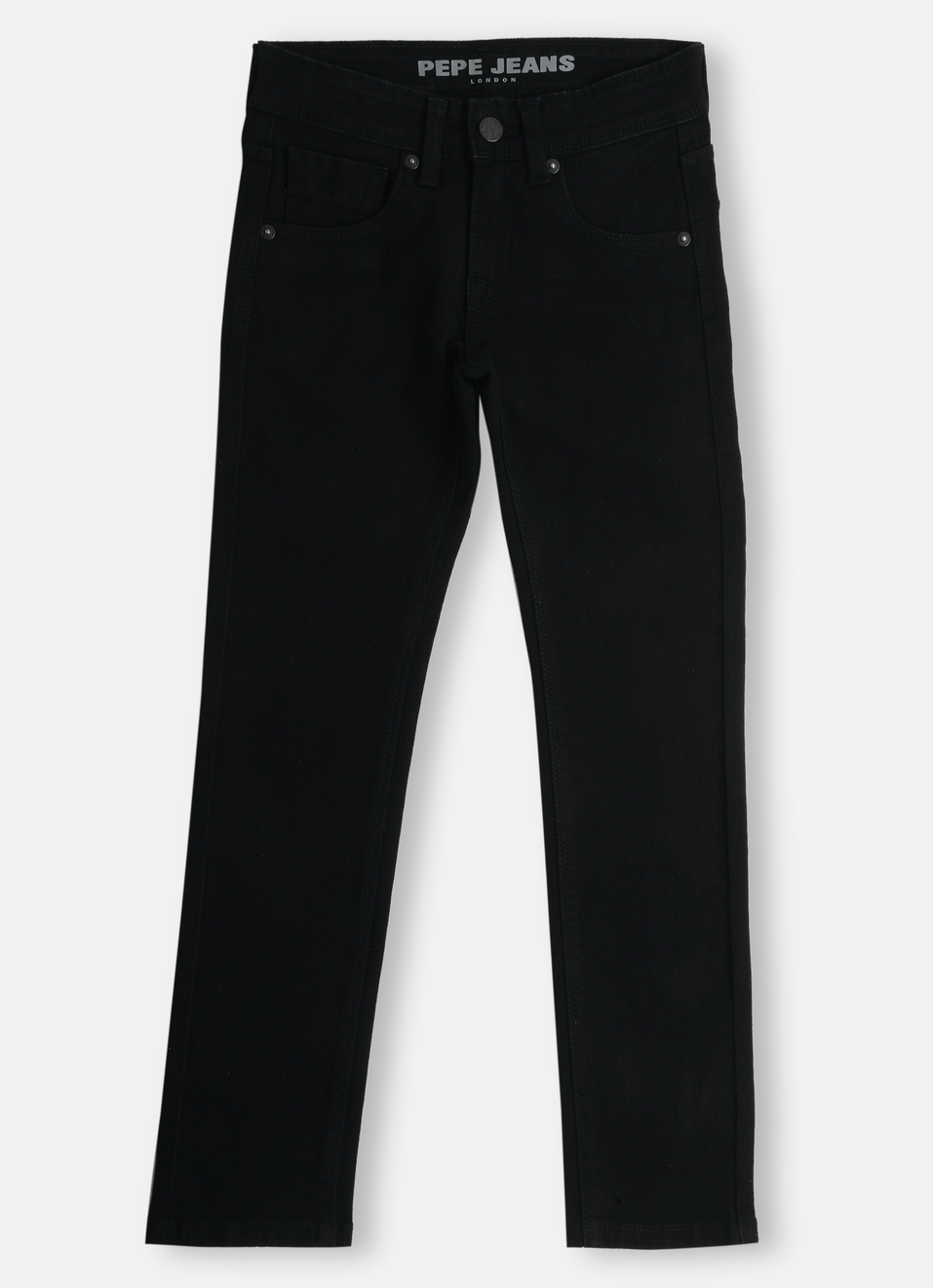 Boys Cash Black Mid Rise Slim Fit Jeans, , large image number 0