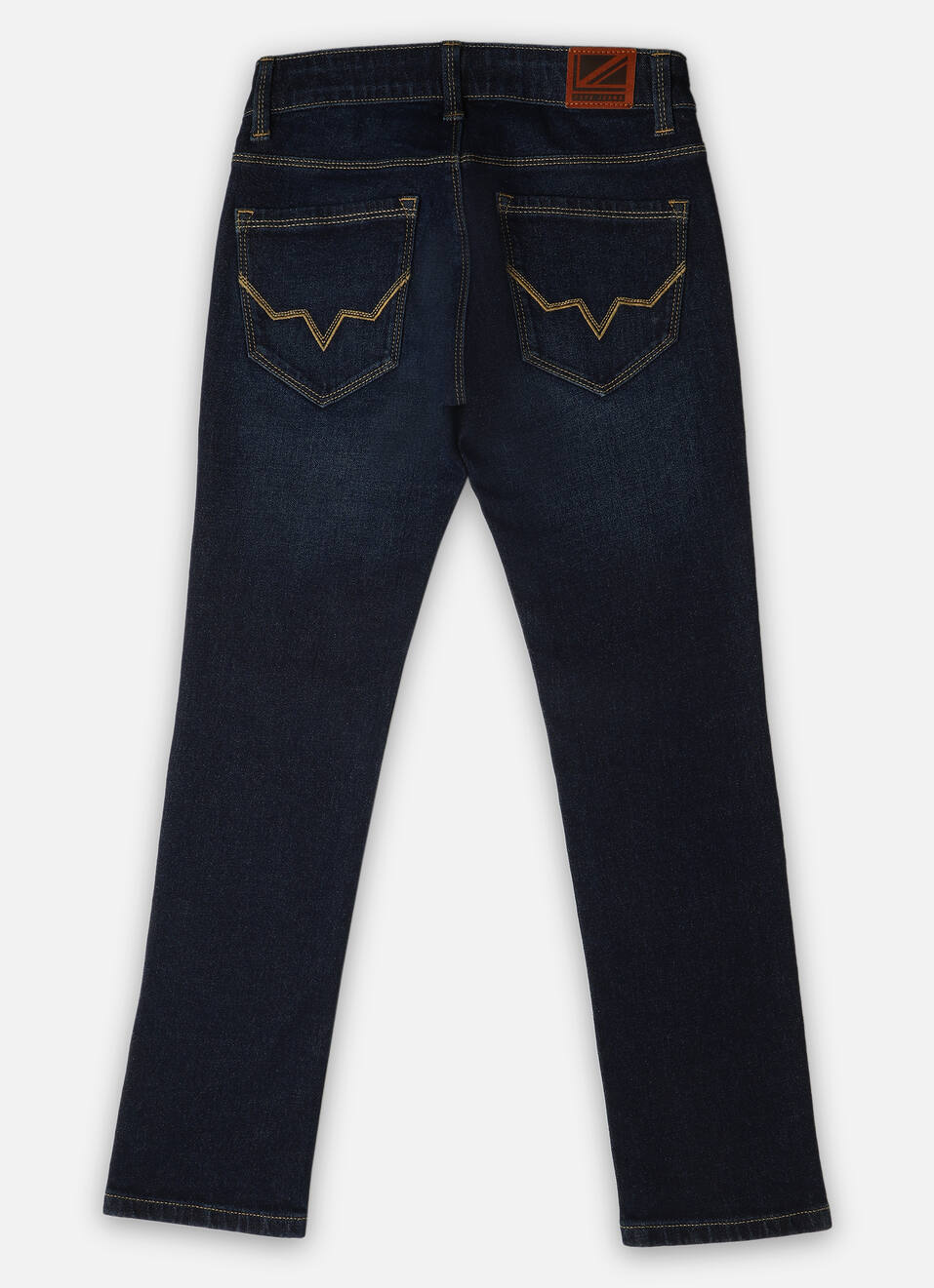 Boys Cash Dark Blue Mid Rise Slim Fit Jeans, , large image number 1