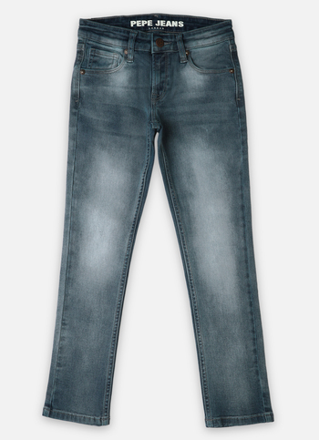 Boys Cash Mid Rise Slim Fit Jeans